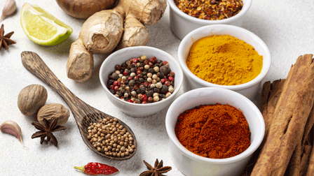 Épices du monde Family Elephant : poivre, curcuma, cumin, coriandre